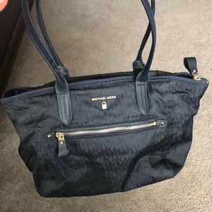 Navy blue Michael Kors pocketbook